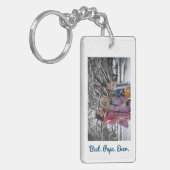 パパ最高の・エバー・ラブ・ユー・パパ・ファザーズ・デイ・フォト キーホルダー (正面左)