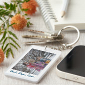 パパ最高の・エバー・ラブ・ユー・パパ・ファザーズ・デイ・フォト キーホルダー (正面右)