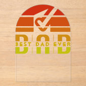 パパ最高の：男、神話、伝説 アクリル招待状 (正面)