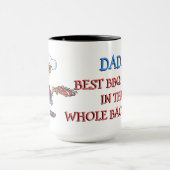 パパ最高のBBQ Chef マグカップ (中央)