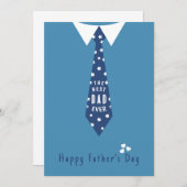 パパ最高のEver:父の日の挨拶カード サンキューカード (正面/裏面)