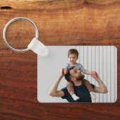 パパ最高のEver 4 Photos Collage Gift for Father キーホルダー (裏面)