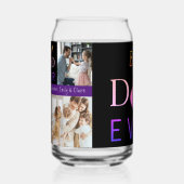 パパ最高のEver Father's Dayファミリーフォトコラージュ ガラス缶 (左)