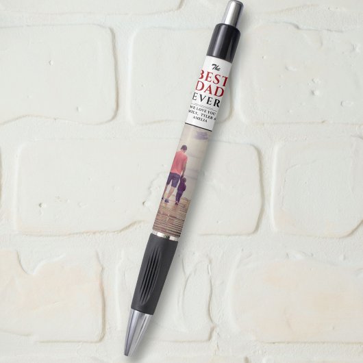 パパ最高のEver Father's Dayフォトブラックインクペン ボールペン