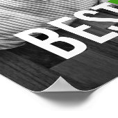 パパ最高のEver Father's Dayポスターサイン ポスター (角)