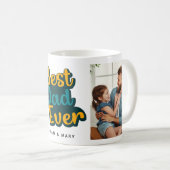 パパ最高のEver Father's Day 2フォトコラージュ コーヒーマグカップ (正面右)