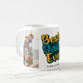 パパ最高のEver Father's Day 2フォトコラージュ コーヒーマグカップ (正面左)