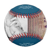 パパ最高のEver Father's Day 2 Photo Collage 野球ボール (正面)