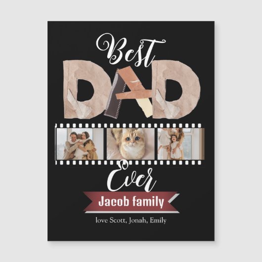 パパ最高のEver, Father's Day 3フォトコラージュ (正面)