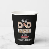 パパ最高のEver, Father's Day 3フォトコラージュ 紙コップ (裏面)