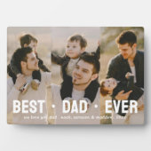 パパ最高のEver Father's Day 3 photo Collage フォトプラーク (正面)