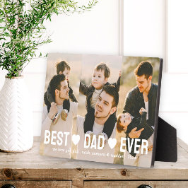 パパ最高のEver Father's Day 3 photo Collage フォトプラーク