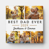 パパ最高のEver Father's Day 5 Photo Collage フォトプラーク (正面)