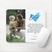 パパ最高のEver Happy Father's Day写真記念Keepsake マウスパッド (マウス)