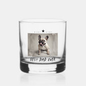 パパ最高のEver Photo Father's Dayウイスキー・グラス ウイスキーグラス (正面)