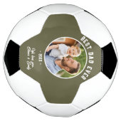 パパ最高のEver Photo Father's Day Keepsake サッカーボール (回転)