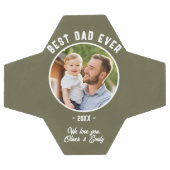 パパ最高のEver Photo Father's Day Keepsake サッカーボール (フラット)