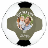 パパ最高のEver Photo Father's Day Keepsake サッカーボール (正面)