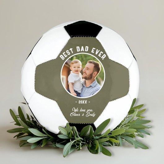 パパ最高のEver Photo Father's Day Keepsake サッカーボール