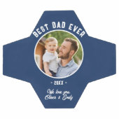 パパ最高のEver Photo Father's Day Keepsake サッカーボール (フラット)