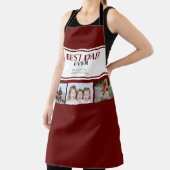 パパ最高のEver Red Father's Day 3 Photo Collage エプロン (インサイチュ)