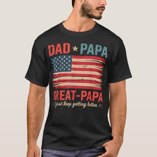 パパ最高 Tシャツ (正面)