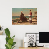 パパ来の!- Winslow Homerファインアートポスター ポスター (ホームオフィス)