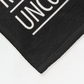 パパ栄養ファクトおもしろいフレンチー犬のオーナー フリースブランケット (角)