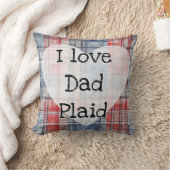 パパ格子編集可能ピロー クッション (ブランケット)