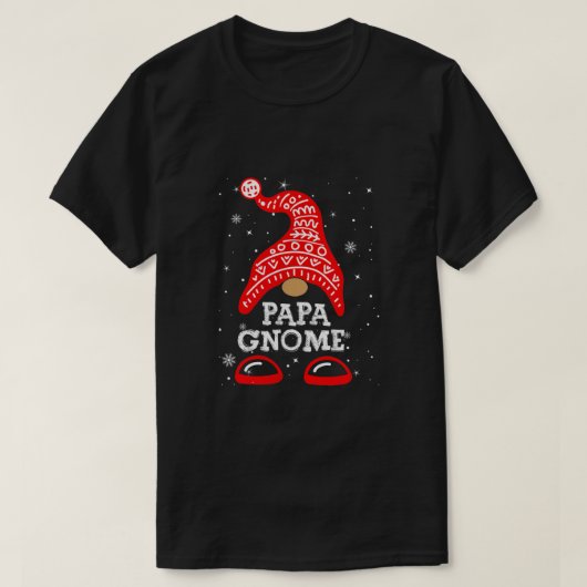パパ格言おもしろいクリスマスマッチファミリーグループT Tシャツ (デザイン正面)