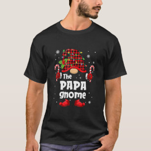 パパ格言バッファロープレイドクリスマスツリー家族Xma Tシャツ