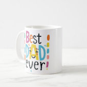 パパ気にを常に最高のパパ コーヒーマグカップ (正面左)