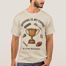 パパ活は私のトレーニング!ジム不要の面白いTシャツ