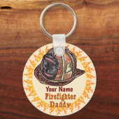 パパ消防士キーホルダー キーホルダー (正面)