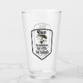 パパ漁師神話伝説の父の低音 タンブラーグラス (正面)