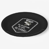 パパ漁師神話伝説の父の日 ペーパープレート (アングル)