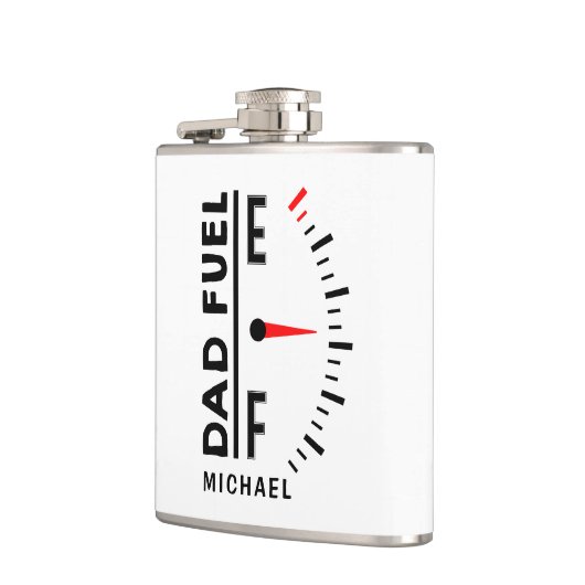 パパ燃料おもしろい父の日誕生日パーソナライズされた フラスク (左)