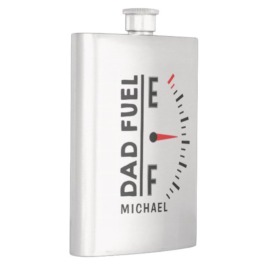 パパ燃料おもしろい父の日誕生日パーソナライズされた フラスク (右)