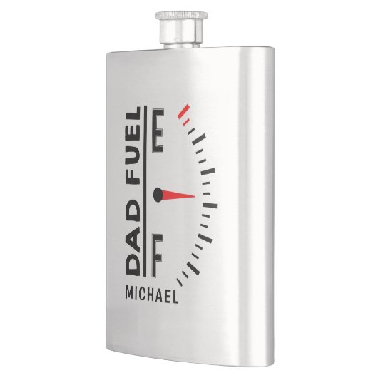 パパ燃料おもしろい父の日誕生日パーソナライズされた フラスク (左)