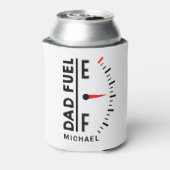 パパ燃料おもしろい父の日誕生日パーソナライズされた 缶クーラー (缶裏面)
