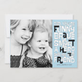 パパ父のデイカードに色を付ける 招待状 (正面)