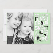 パパ父のデイカードに色を付ける 招待状 (正面)