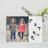 パパ父のデイカードに色を付ける 招待状 (スタンド正面)