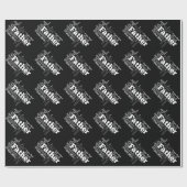 パパ父のデイコラージュの名前 ラッピングペーパー (フラット)