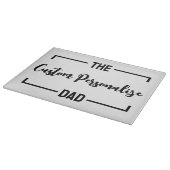 パパ父の日の父の誕生日パパカスタム カッティングボード (角)