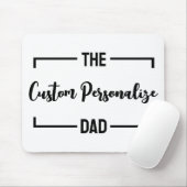 パパ父の日の父の誕生日パパカスタム マウスパッド (マウス)