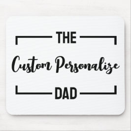 パパ父の日の父の誕生日パパカスタム マウスパッド