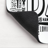 パパ父の日パパ誕生日ダダダポパ マウスパッド (コーナー)