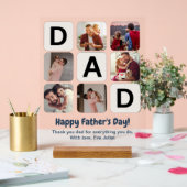 パパ父の日フォトコラージュのアクリルサイン アクリルサイン (ウェディング)