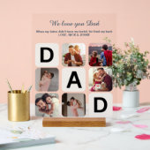 パパ父の日フォトコラージュのアクリルサイン アクリルサイン (ウェディング)